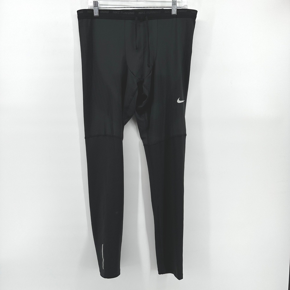 Nike Dri-FIT Phenom Elite Tight Mens XL Black Running Leggings CZ8823-010 NEW